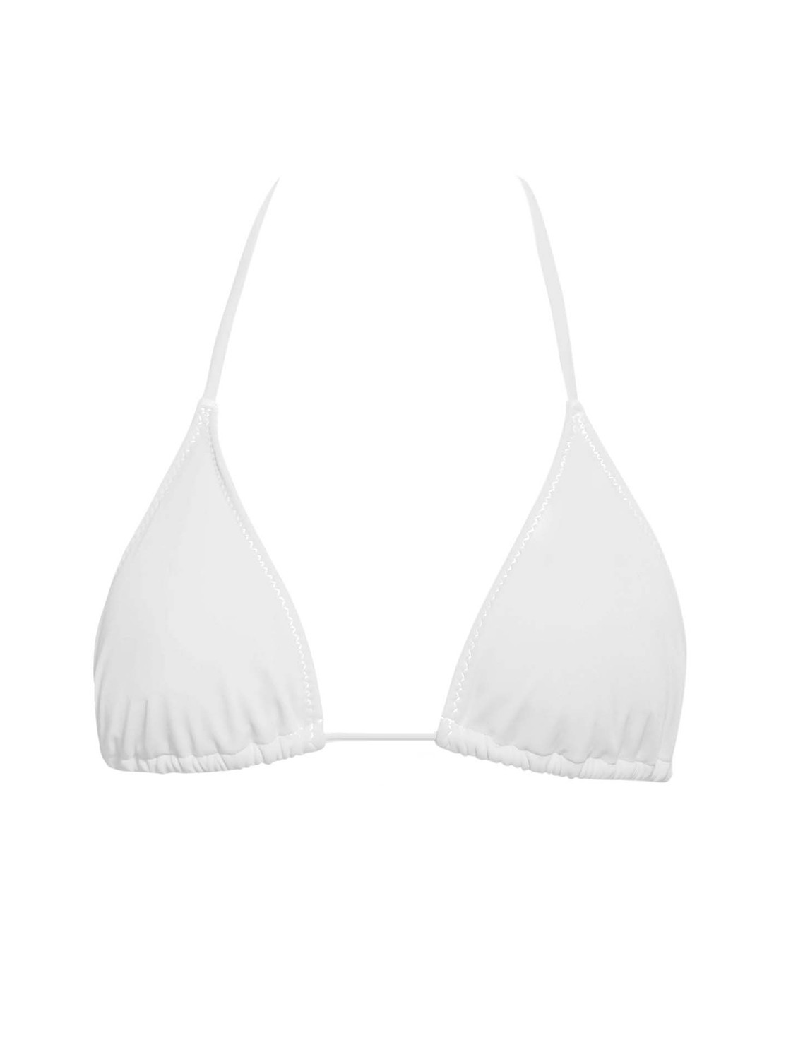 Haut de maillot de bain Triangle Bikini Blanc - Color Mix ...