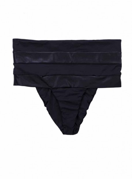 bas de maillot de bain taille haute gainant