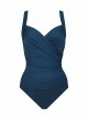 Maillot de bain gainant Sanibel Bleu Canard - Must Haves - "M" - Miraclesuit swimwear